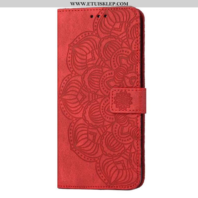 Obudowa Etui Na Telefon do Samsung Galaxy S23 5G z Łańcuch Paskowata Mandala